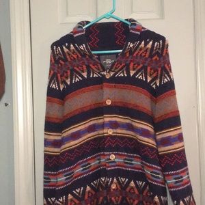 Wool blend ugly sweater.